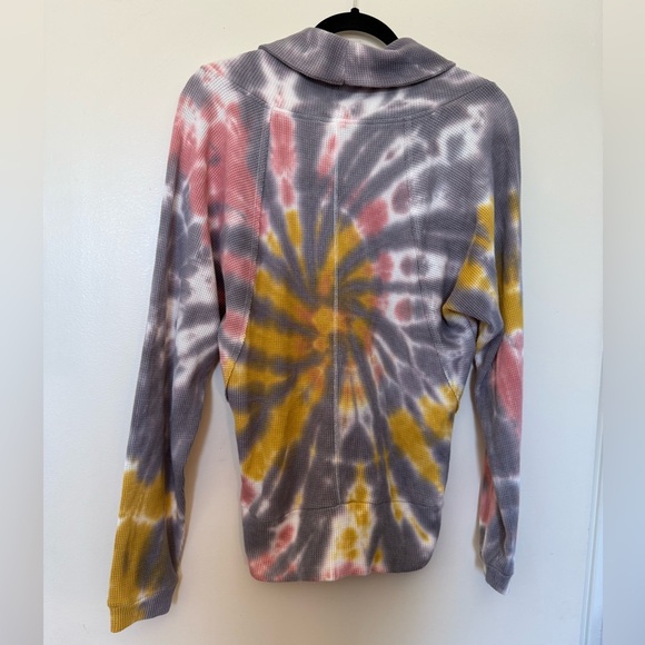 Pilcro Angie Tie Dye Cowl Neck Long Sleeve Thermal in Size Small - Picture 4 of 7